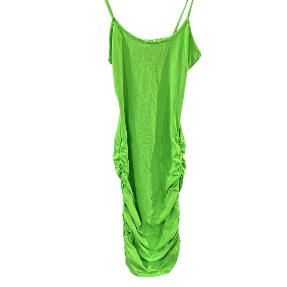 Fashion Nova Green Spaghetti Strap Dress